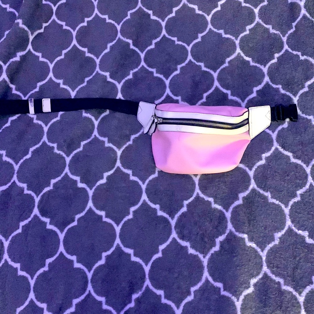 it’s new, from forever 21, pink white and black